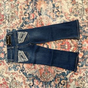 Stylish Kids Blue Jeans with Embroidered Pockets